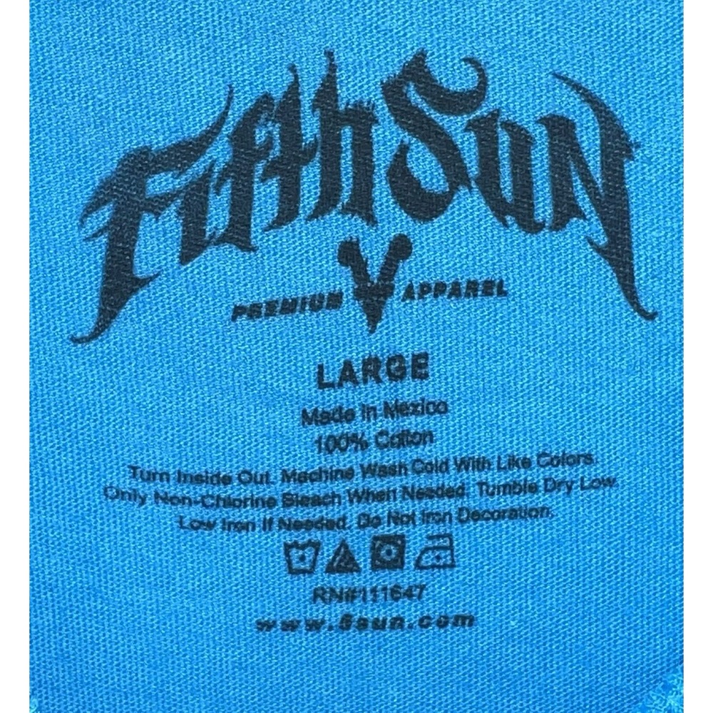 Nickelodeon Rugrats Graphic T-Shirt Blue Characters Size Large by Fifth Sun - Picture 3 of 4